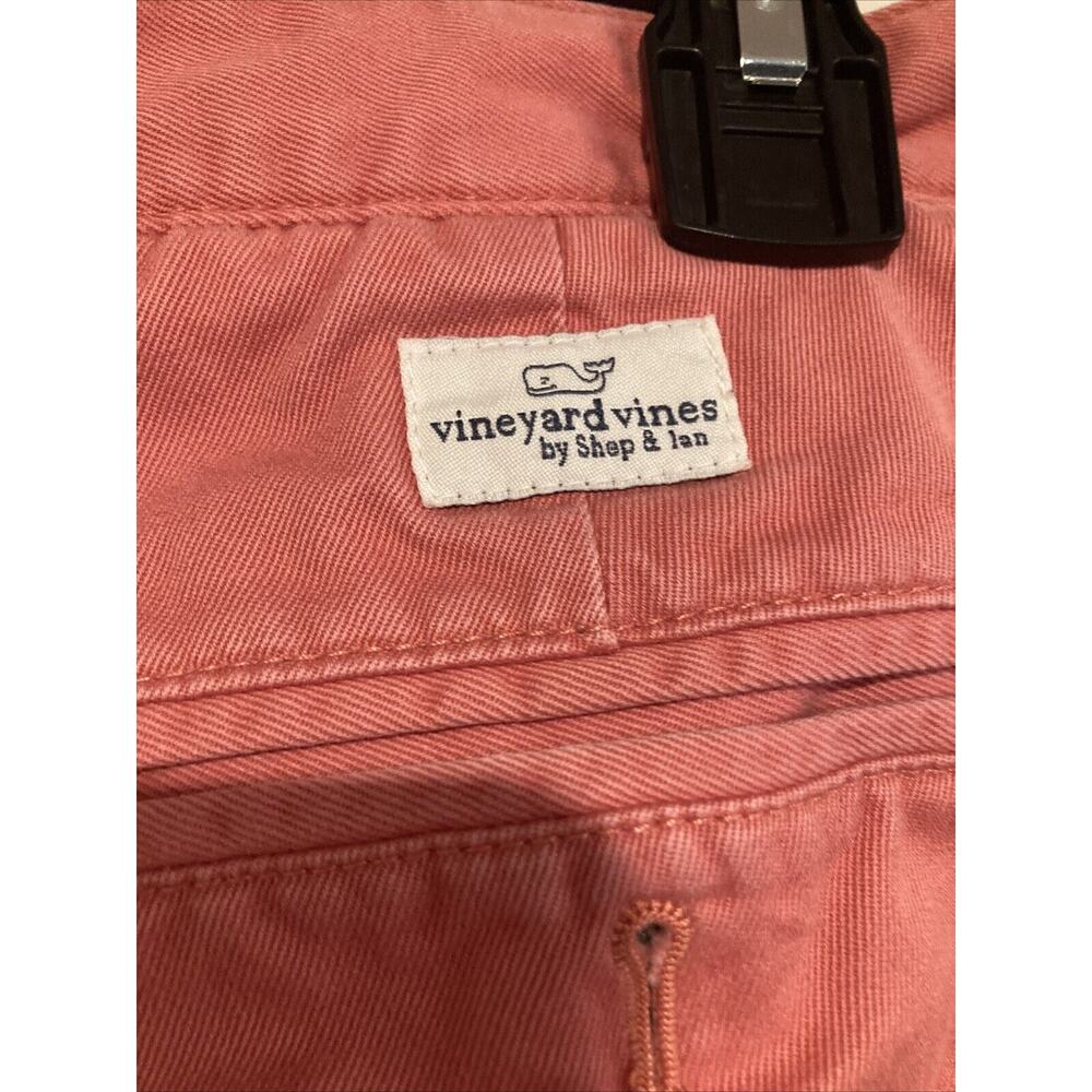 Vineyard Vines Men’s Chinos Club Pants Size 35x32 Salmon Pink Nantucket Red - Picture 4 of 5